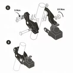 Adaptateur Tige De Selle Pour Fixation Remorque Vélo - Hebie -Rubéna Soldes Boutique adaptateur tige de selle pour fixation remorque velo hebie 2