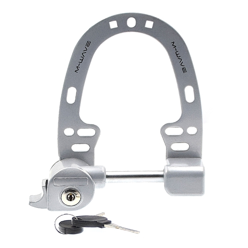 M-Wave Antivol Fer à Cheval Pour Fixation Sur Pivots De Fourche Vélo 3 M-Wave Antivol Fer à Cheval Pour Fixation Sur Pivots De Fourche Vélo