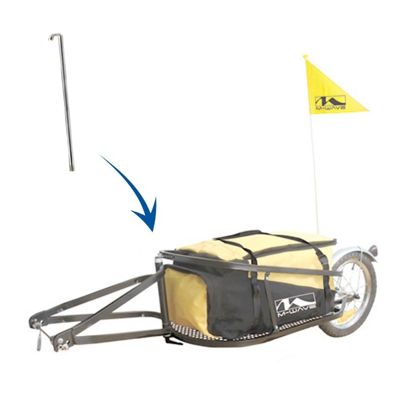 Axe Connecteur Timons Et Plateforme Remorque Mono Roue M-wave 3 Axe Connecteur Timons Et Plateforme Remorque Mono Roue M-wave