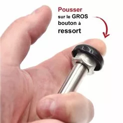 Funecobikes Axe Roue Fauteuil Roulant Inox Gros Boulon D.12,7 Mm -Rubéna Soldes Boutique axe roue fauteuil roulant inox gros boulon d127 mm 4