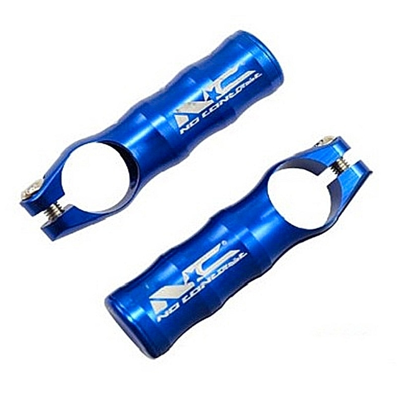 ATOO Embout De Cintre Aluminium CNC Bleu L.90 Mm 3 ATOO Embout De Cintre Aluminium CNC Bleu L.90 Mm