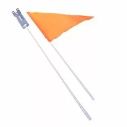 Rubéna Soldes Boutique -Rubéna Soldes Boutique fanion orange de securite pour remorque ou velo enfant 1