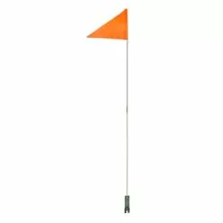 Funecobikes Fanion Orange De Sécurité Pour Remorque Ou Vélo Enfant