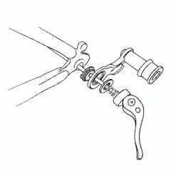 Fixation Remorque Vélo Mono Roue Weber Monoporter -Rubéna Soldes Boutique fixation remorque velo mono roue weber monoporter 2