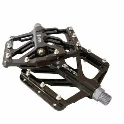 Pédales QU-AX Black Beauty Avec Axe CrMo