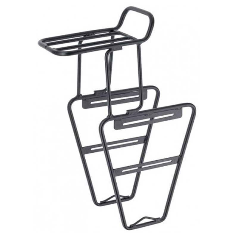 Point Porte-Bagage Avant Alu Noir - Fixation Pour Sacoches + Porte-bagage 3 Point Porte-Bagage Avant Alu Noir - Fixation Pour Sacoches + Porte-bagage