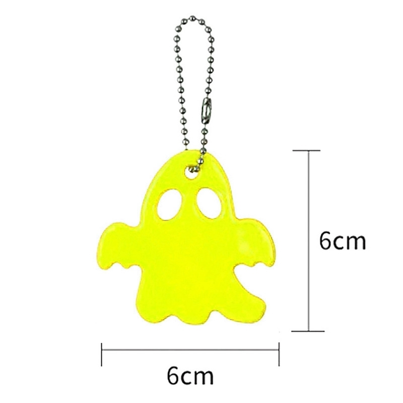 Vélo Original Porte-clés Réfléchissant Petit Fantôme Pour Sécurité Enfant 4 Vélo Original Porte-clés Réfléchissant Petit Fantôme Pour Sécurité Enfant – Image 2