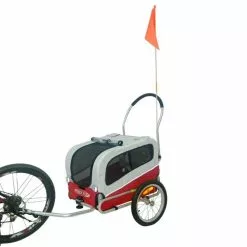 Maxxus Remorque/poussette Aluminium Avec Système Pliant Pour Chien -Rubéna Soldes Boutique remorque poussette aluminium avec systeme pliant pour chien 2