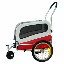 Maxxus Remorque/poussette Aluminium Avec Système Pliant Pour Chien -Rubéna Soldes Boutique remorque poussette aluminium avec systeme pliant pour chien 4