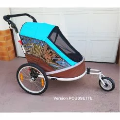 Remorque Vélo Pliable Pour 2 Enfants Maxxus -Rubéna Soldes Boutique remorque velo pliable pour 2 enfants maxxus 5