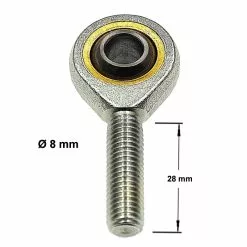 Funecobikes Rotule De Direction Male M8 8 Funecobikes Rotule De Direction Male M8 -Rubéna Soldes Boutique rotule de direction male m8 2