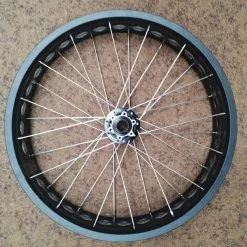 Funecobikes Roue 20 " Fat Bike Avec Moyeu Frein à Disque Et Axe