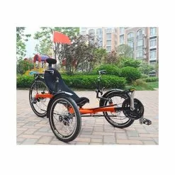 Funecobikes Tricycle Couché 24 Vitesses Pour Adulte